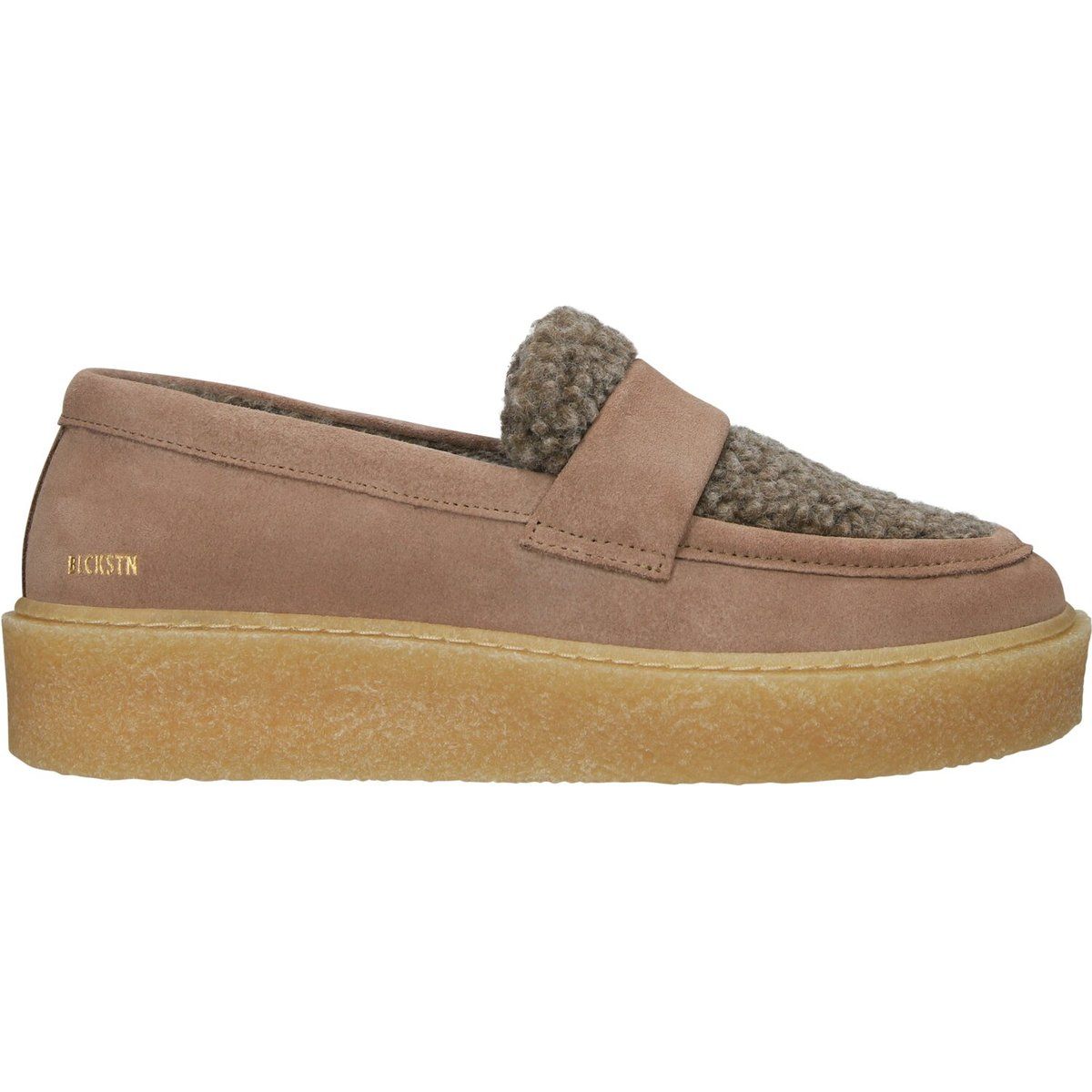 Suede Slipper mit Wollfutter