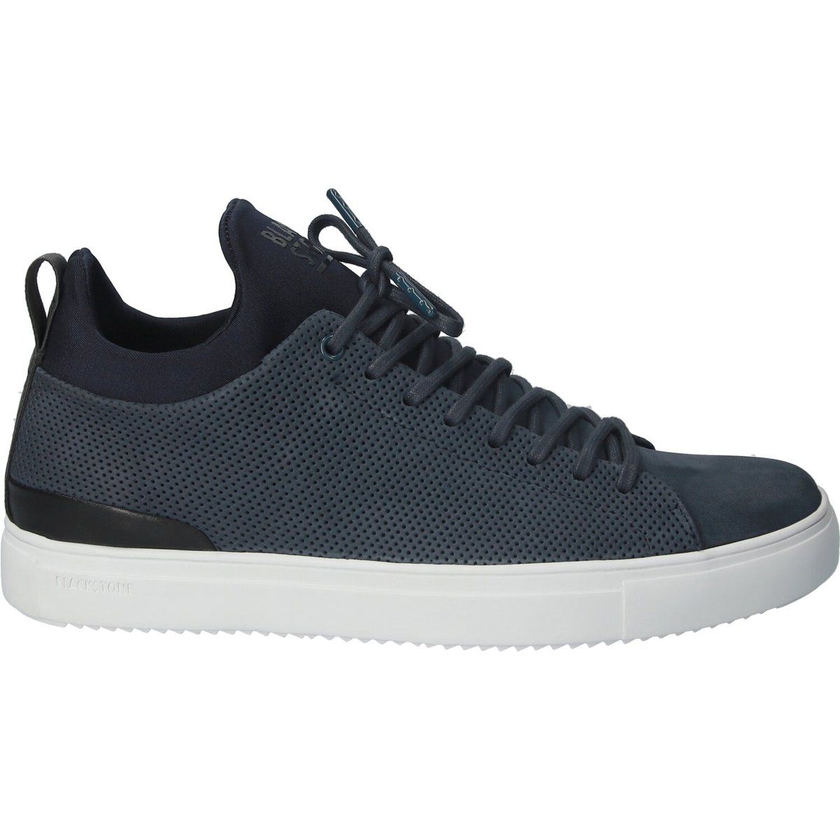 Perforierte Nubuk Mid-Top Streetwear-Sneakers