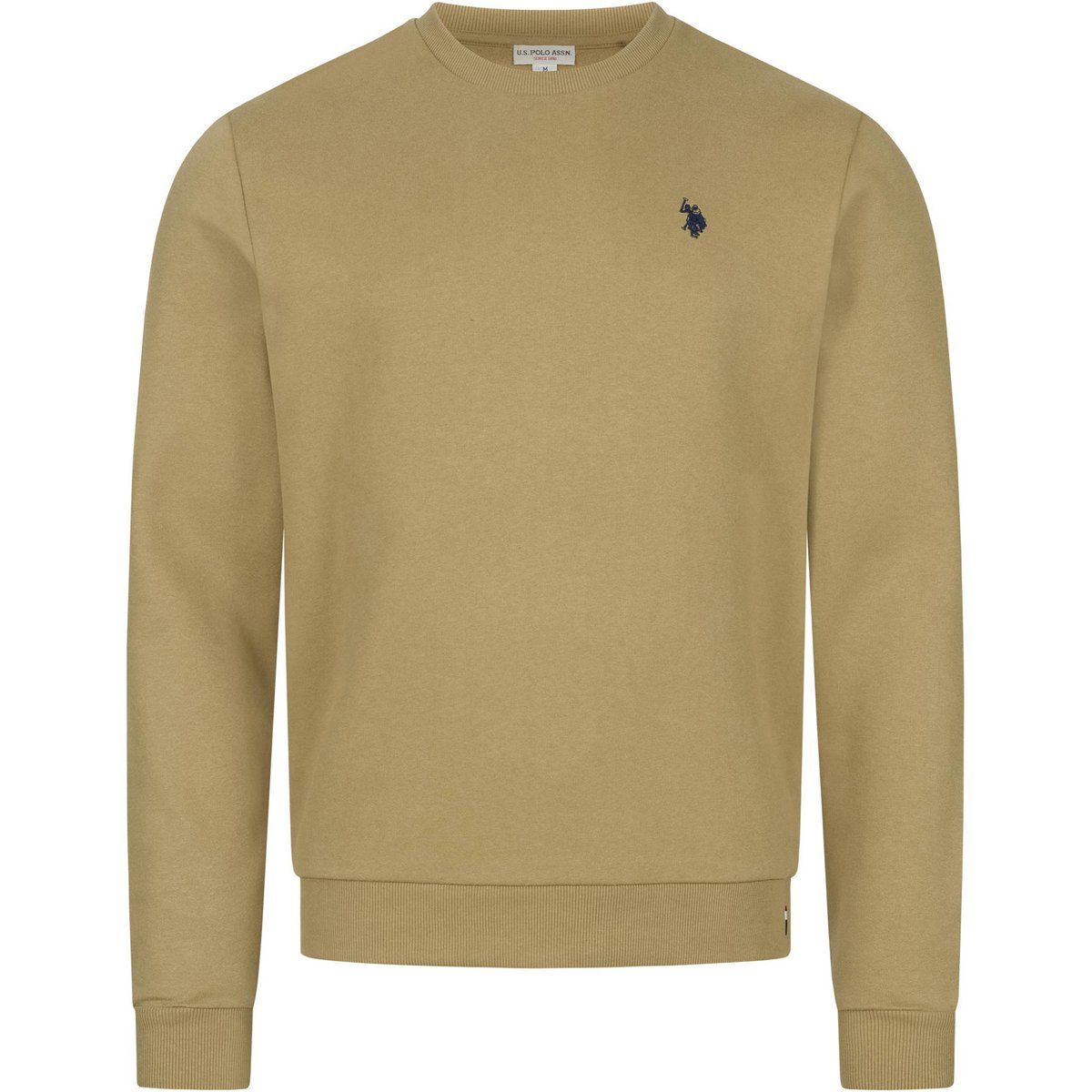 Sweatshirt mit Rundhalsausschnitt aus Baumwollmischung