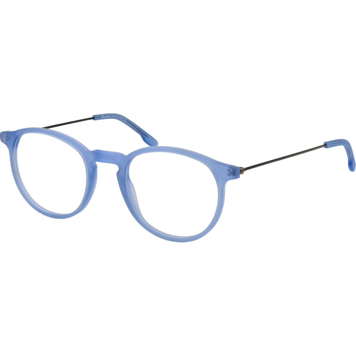 Runde Acetatbrille mit Metallbügeln