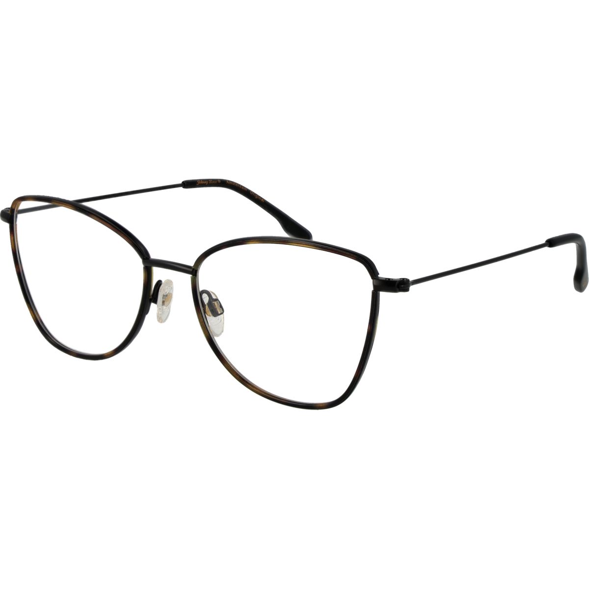Geometrische Cat-Eye Metall Brillenfassung