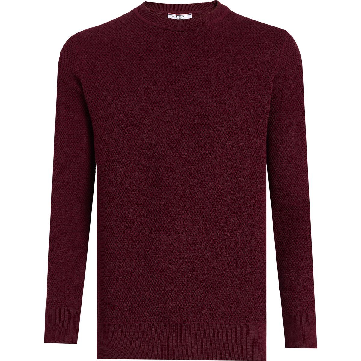 Klassischer Strickpullover mit Rundhalsausschnitt