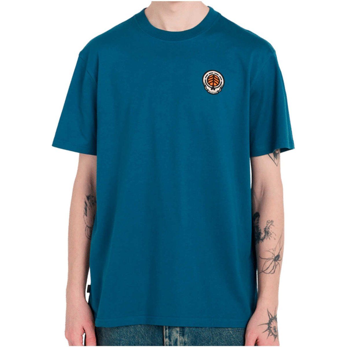 Herren Blaues T-Shirt mit Grafik