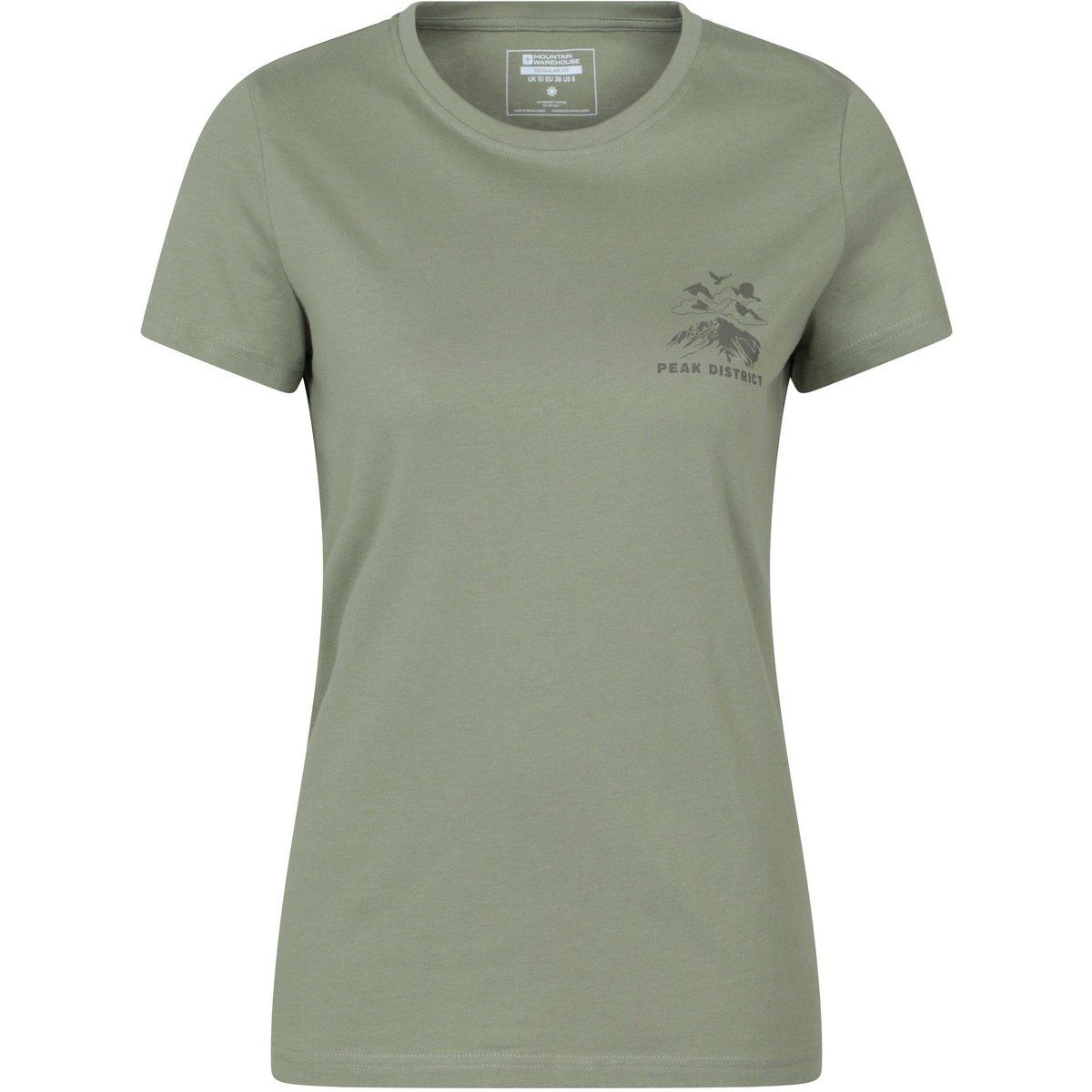 Mountain Warehouse - "Peak District" T-Shirt für Damen (Khakigrün)