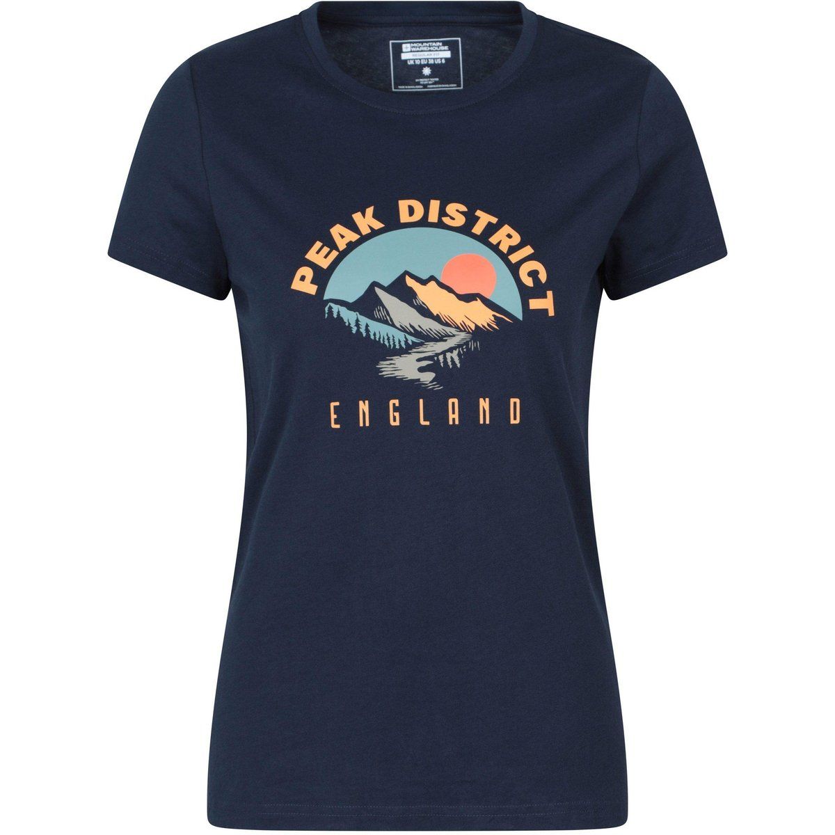 Mountain Warehouse - "Peak District" T-Shirt für Damen (Marine)