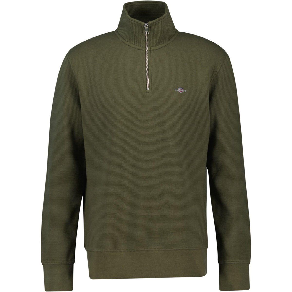 Herren Sweatshirt mit halbem Reißverschluss, reguläre Passform
