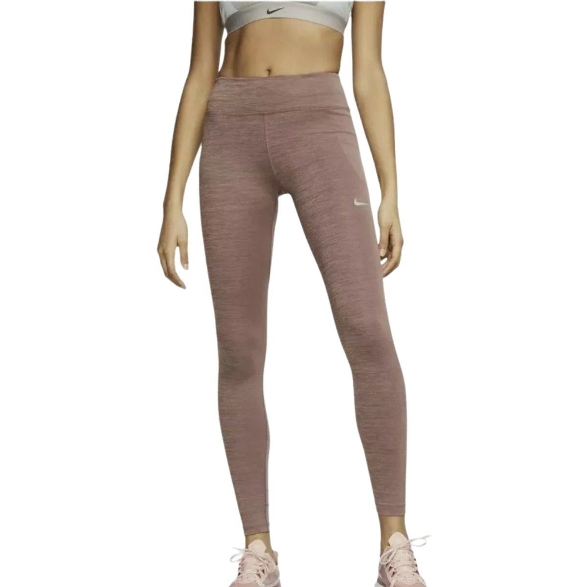 Lauf-Tights mit Heathered Finish