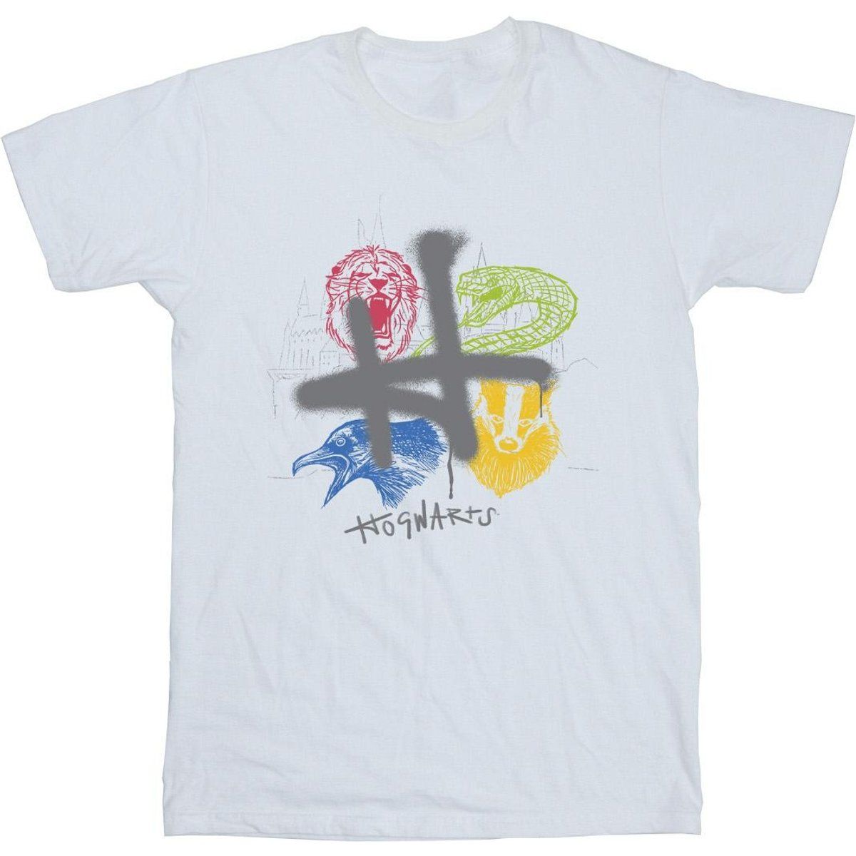 Hogwarts Wappen Grafik T-Shirt