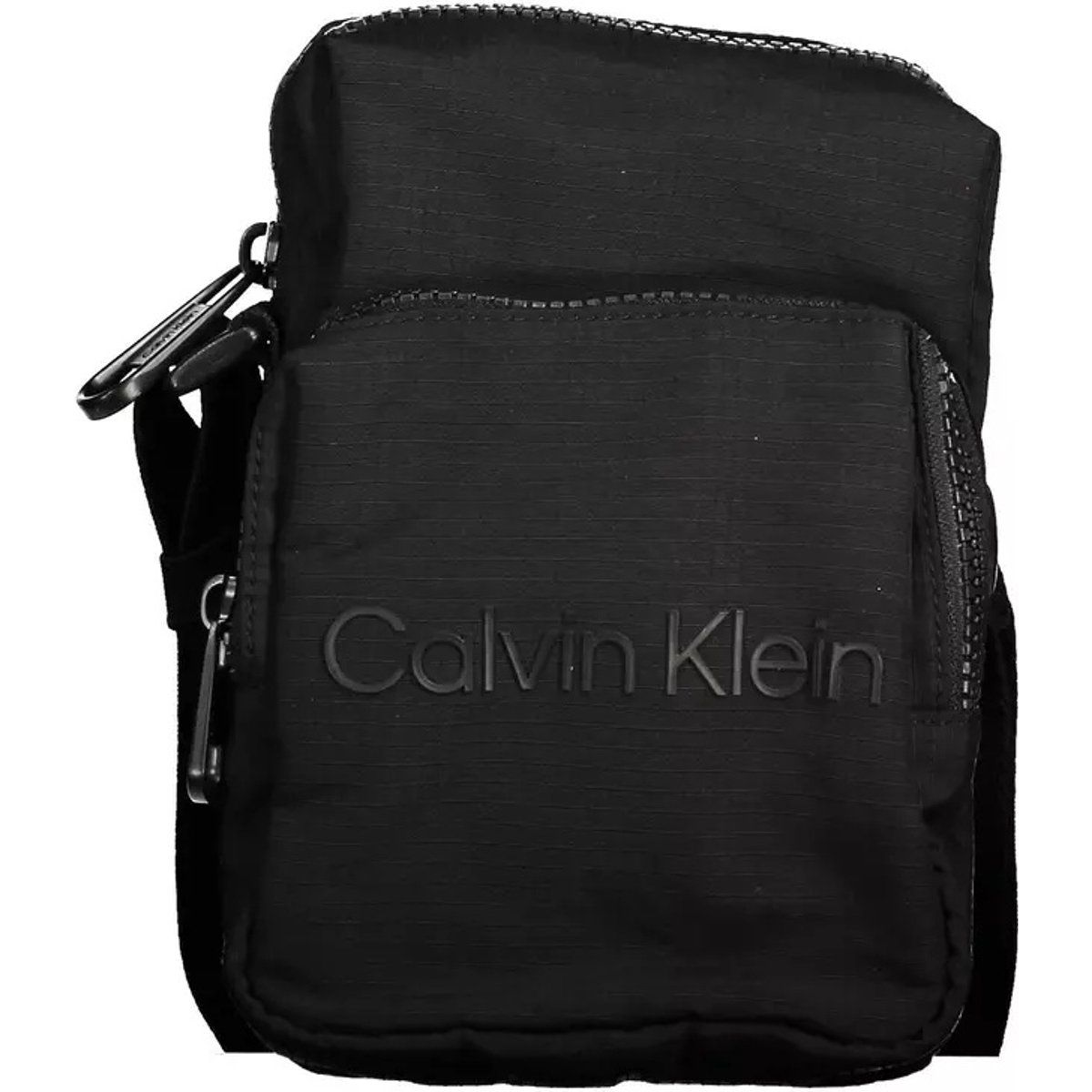 Calvin Klein Schwarze Nylon Reportertasche