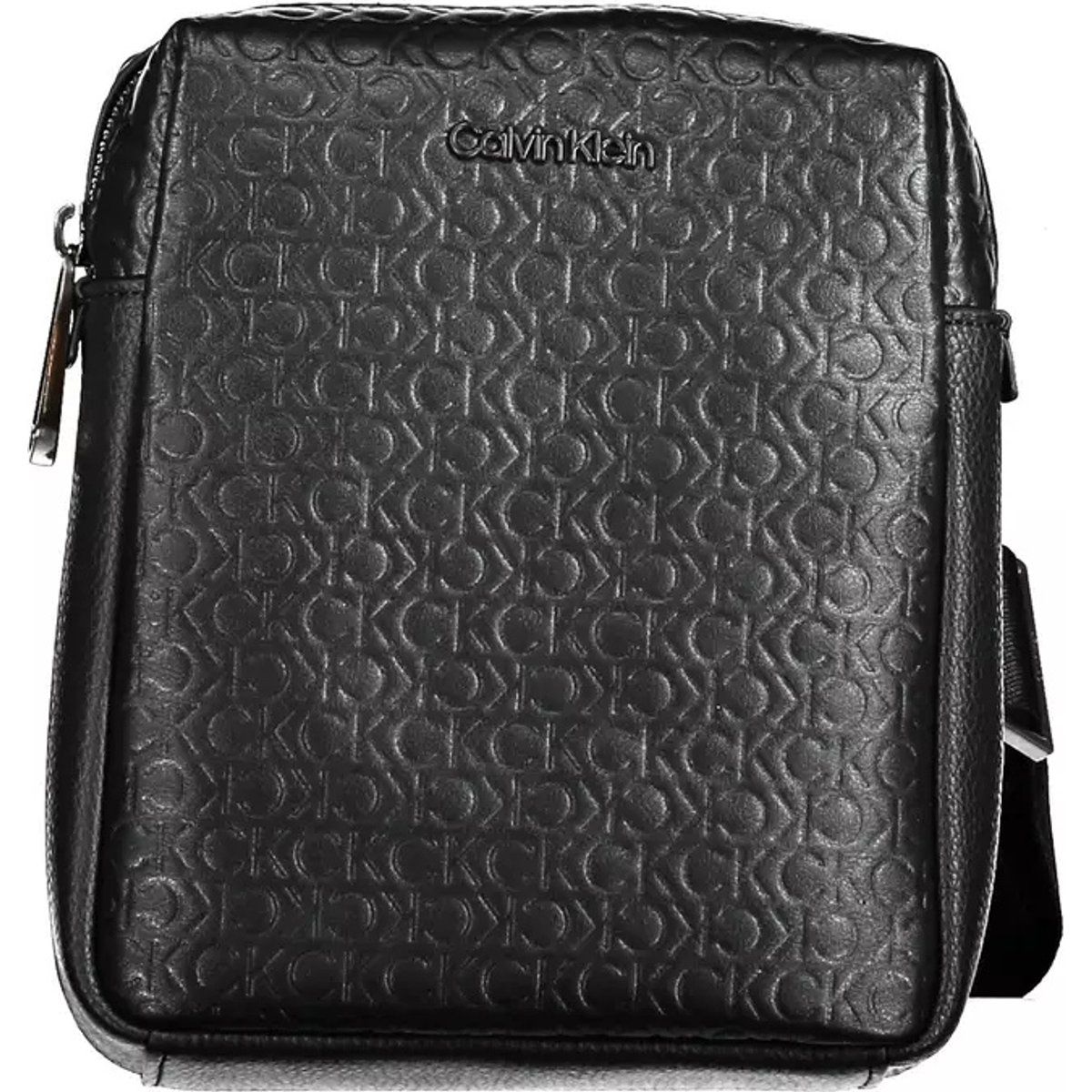 Kleine Umhängetasche mit geprägtem Monogramm