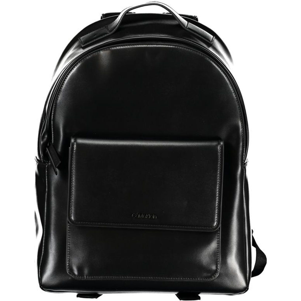 Minimalistischer Logo-Rucksack aus Kunstleder