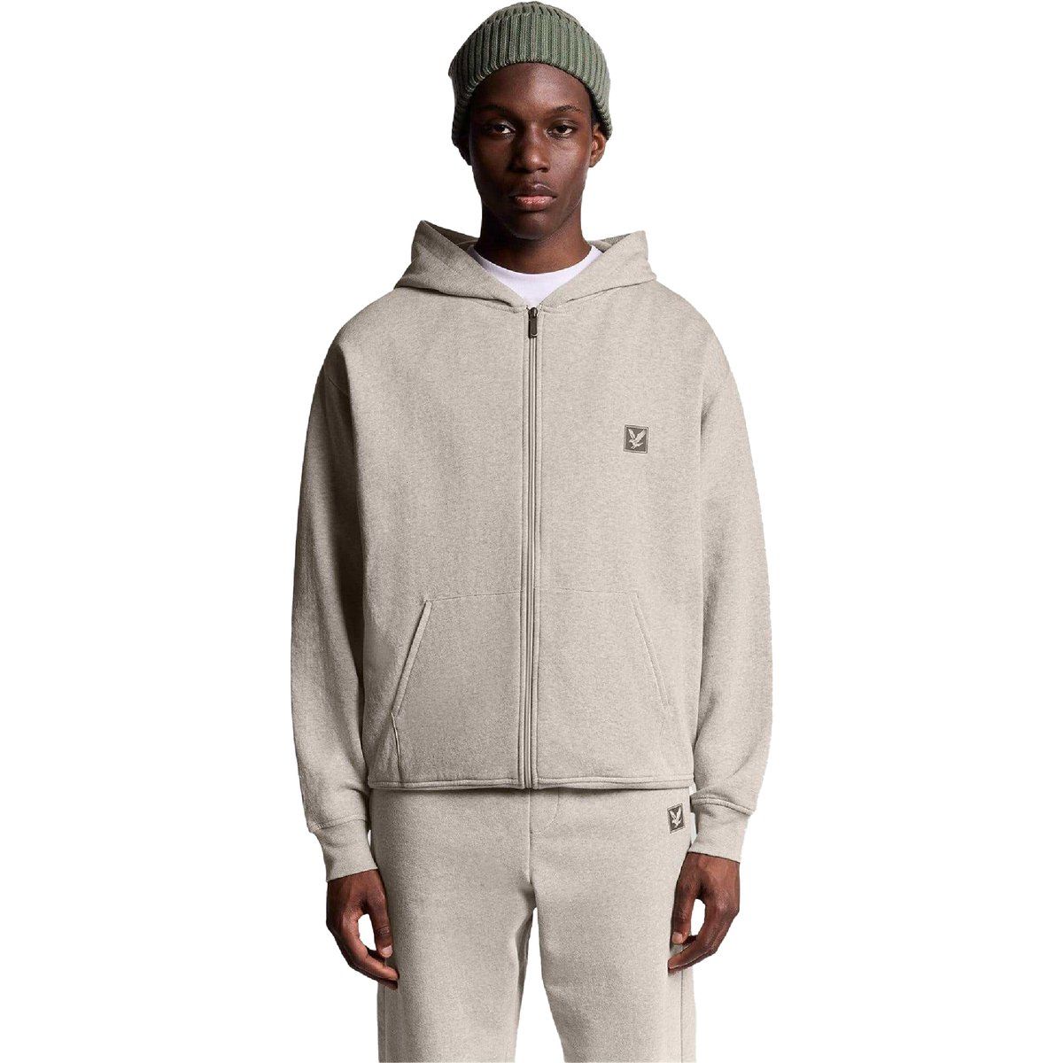 Herren Freizeit Hoodie mit durchgehendem Reißverschluss