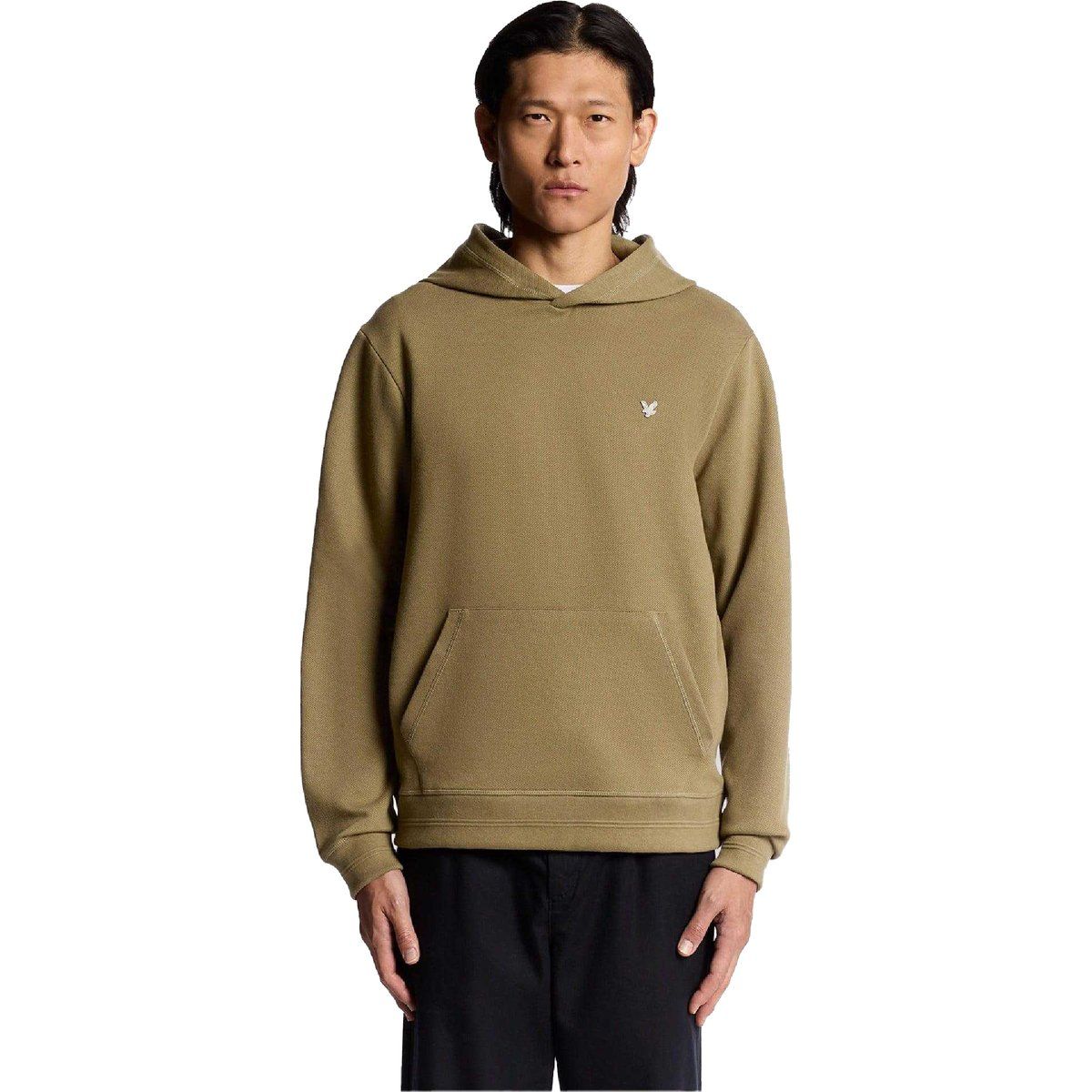 Klassischer Kapuzenpullover mit Logo