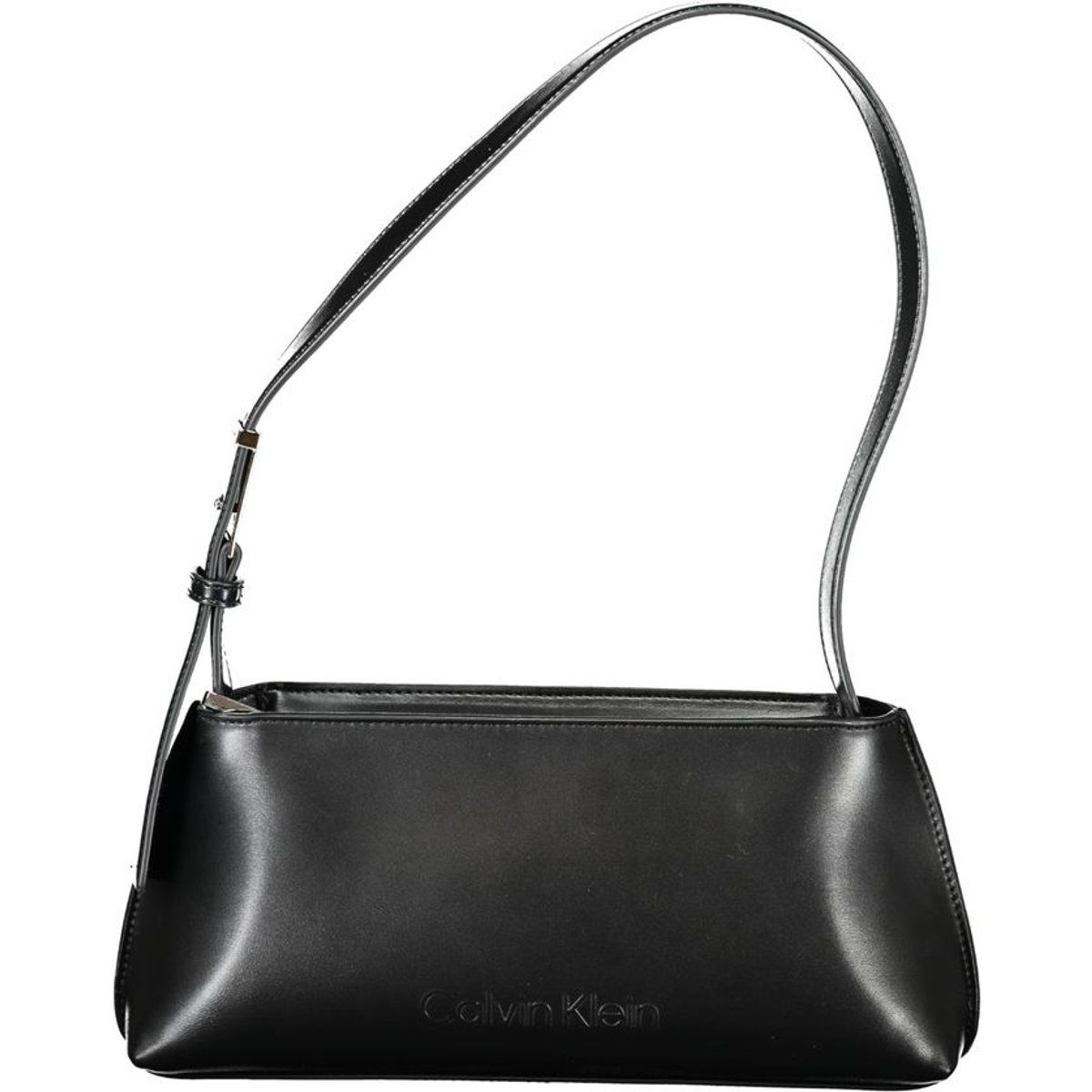 Strukturierte Leder-Schultertasche