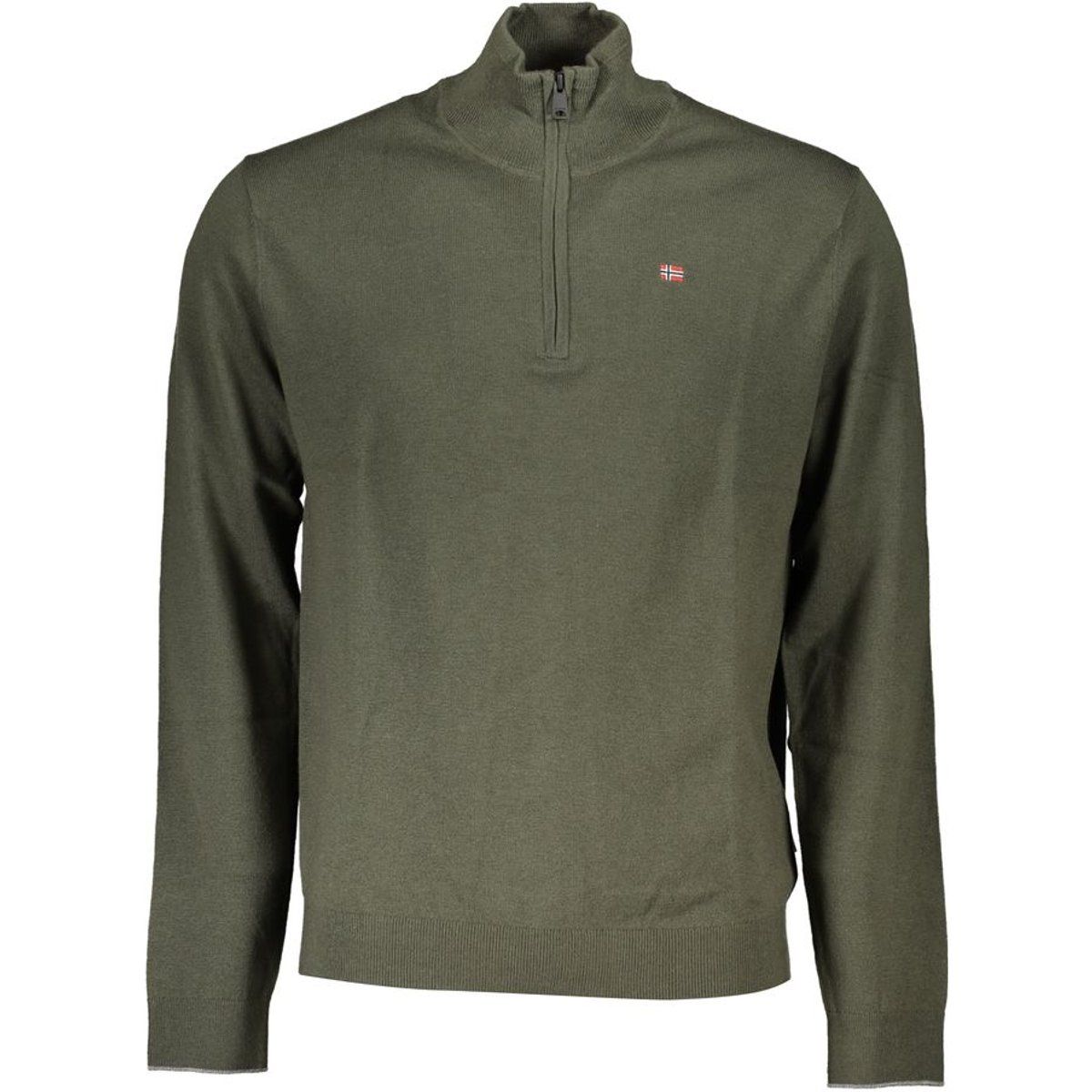 Herren Strickpullover mit Viertelreißverschluss
