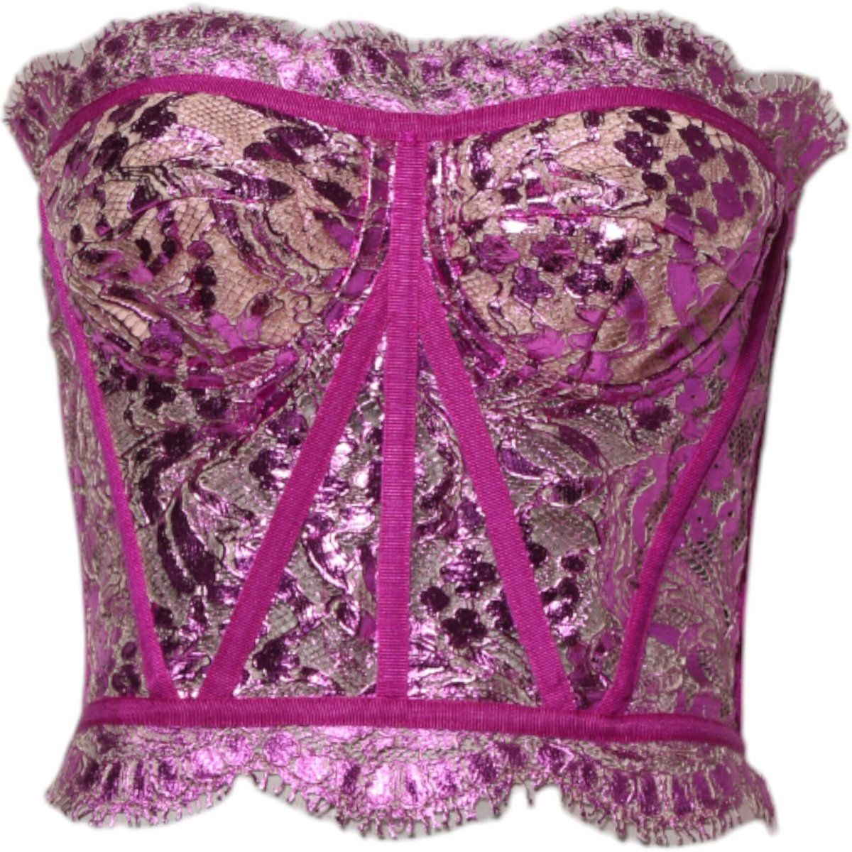 Spitzen-Bustier-Korsett-Top