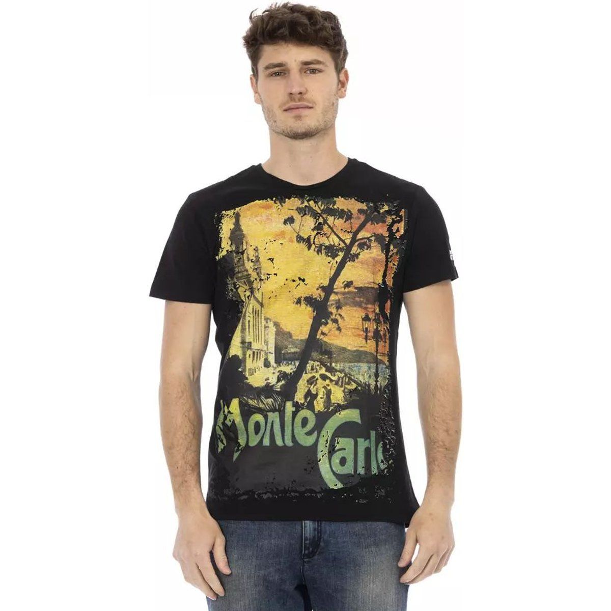 Monte Carlo T-Shirt mit Grafikprint
