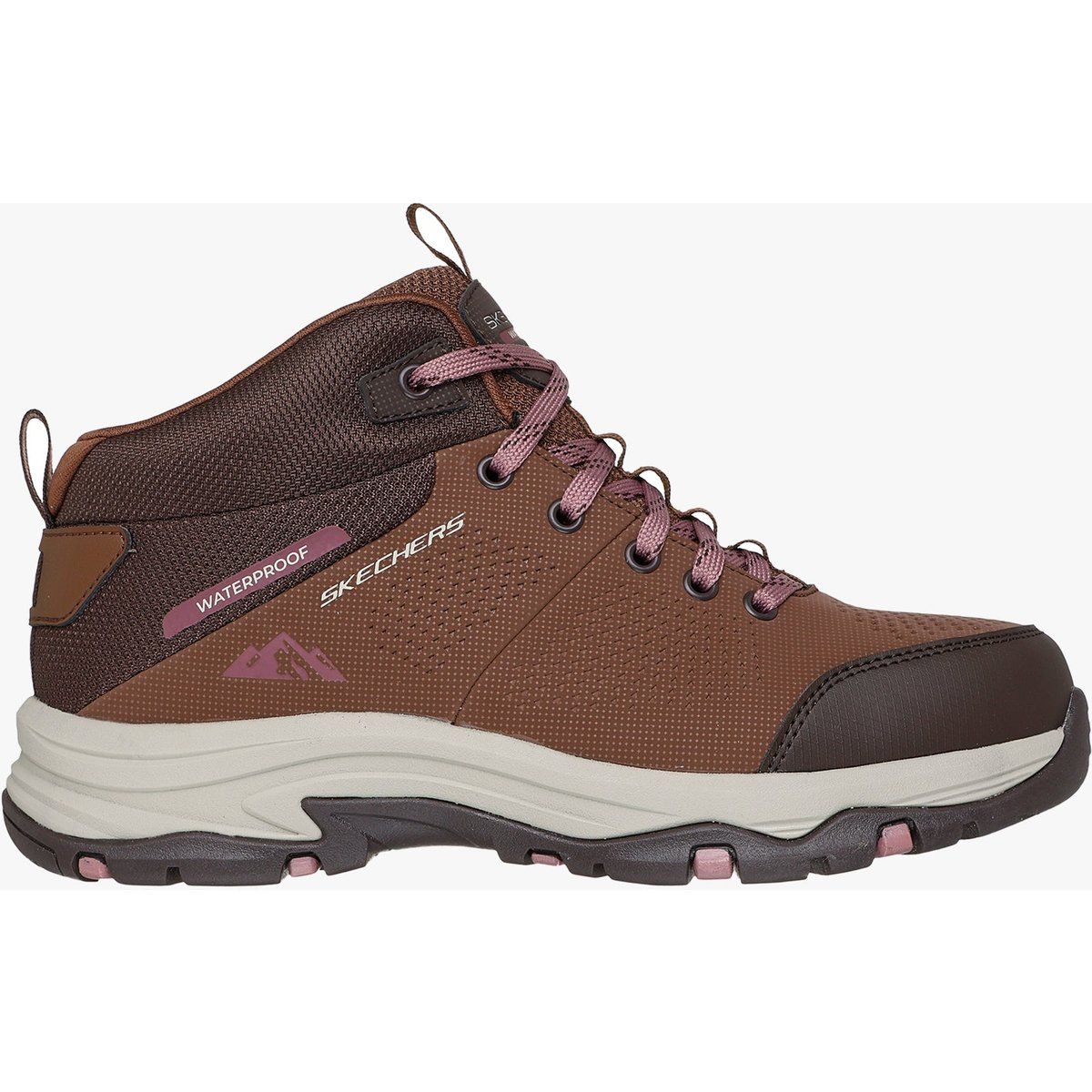 Skechers Trego - Trail Destination Damen Hi-Top Sneakers Braun/multi