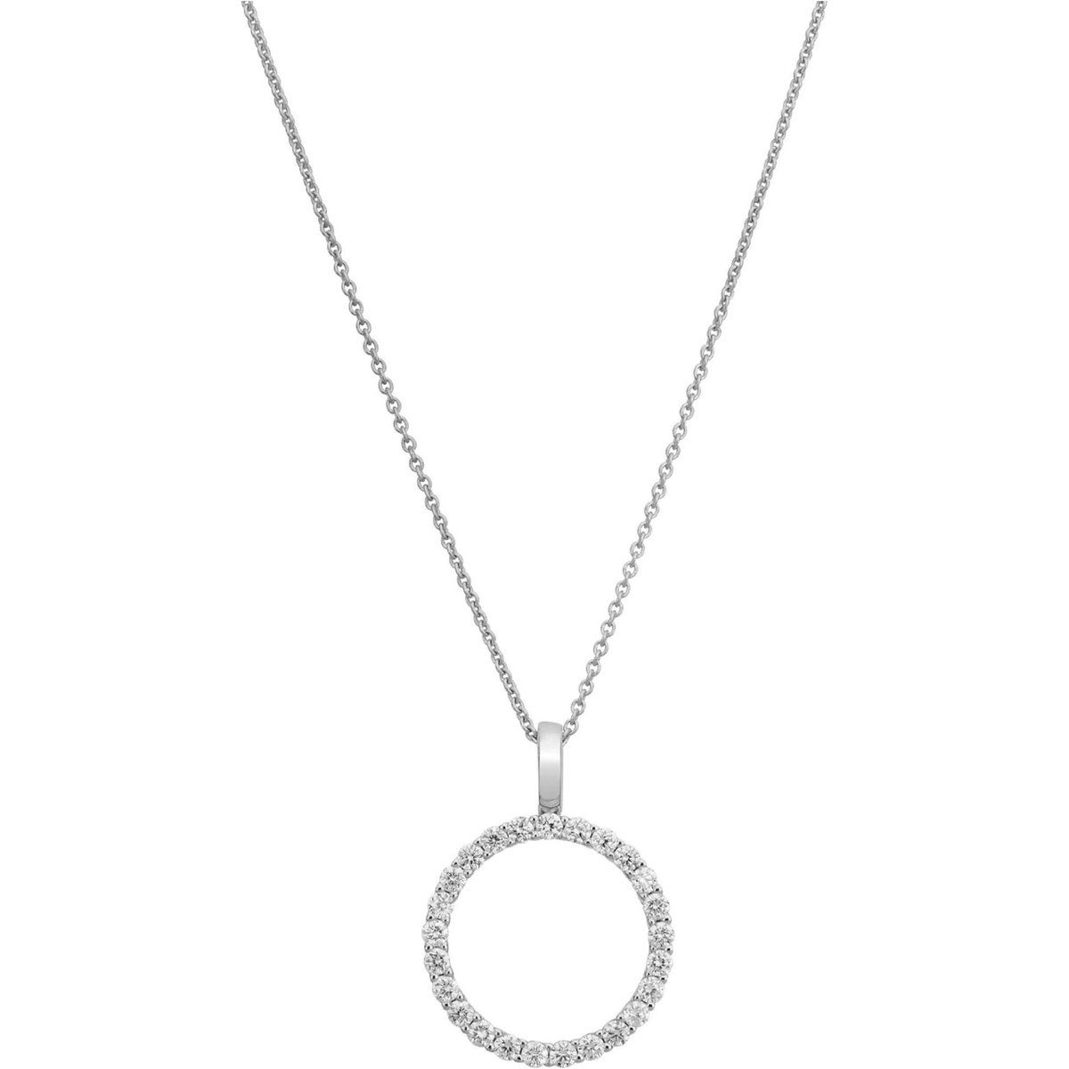 Diamantanhänger in Kreisform