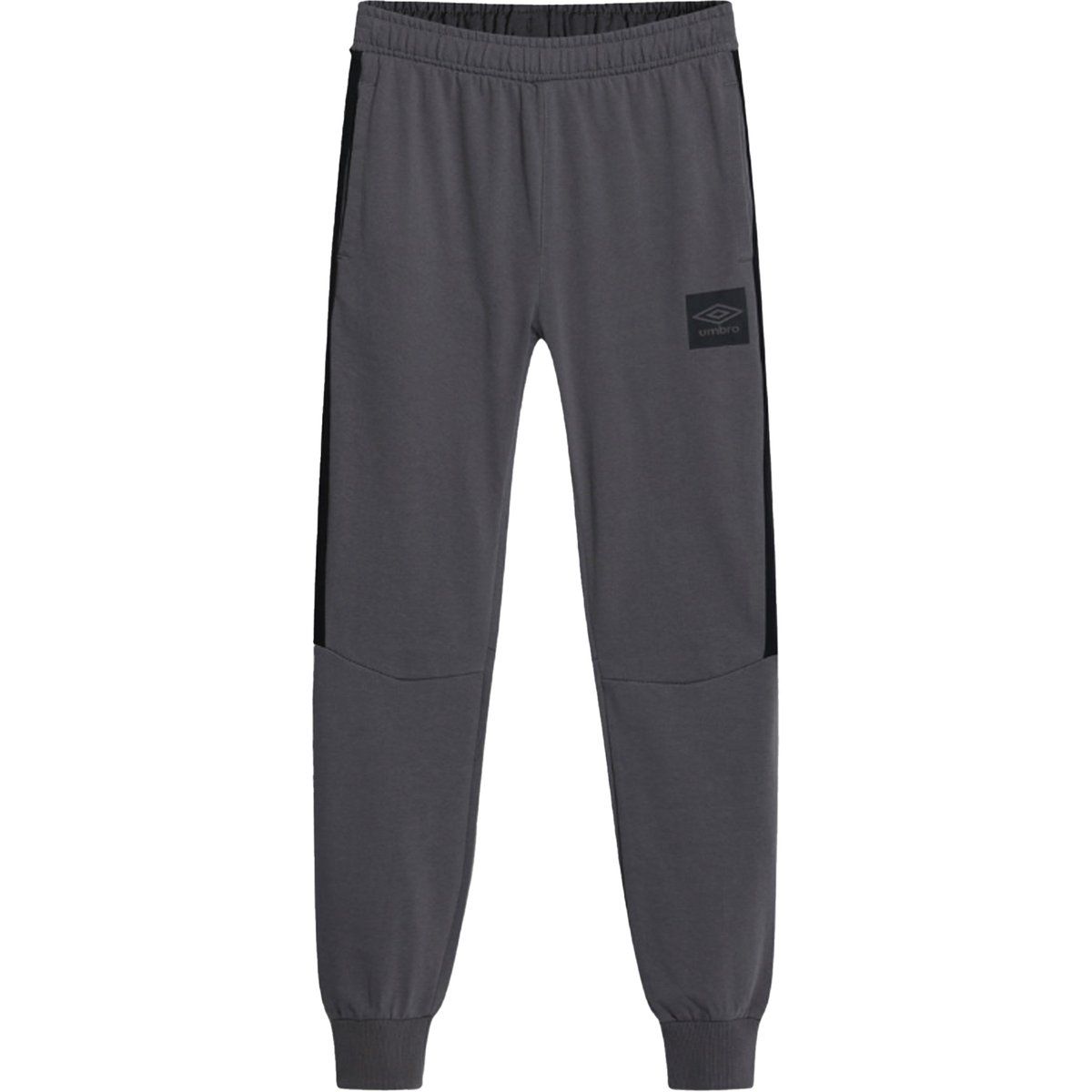 Taperierte Fleece-Jogginghose mit Seiteneinsätzen