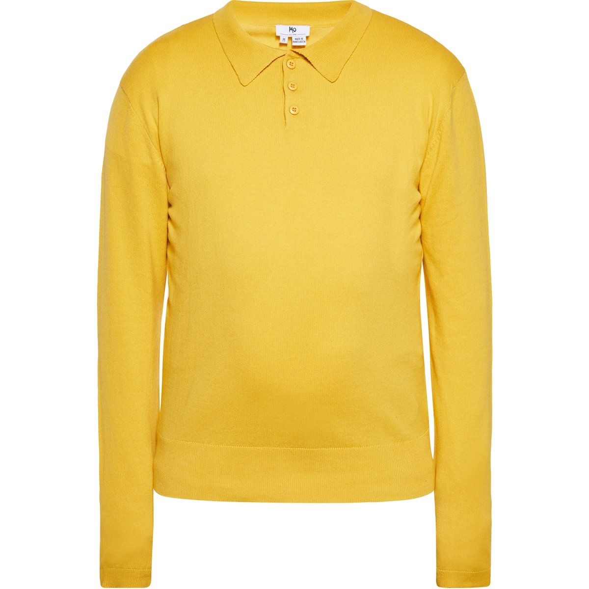 Herren Langarm Poloshirt