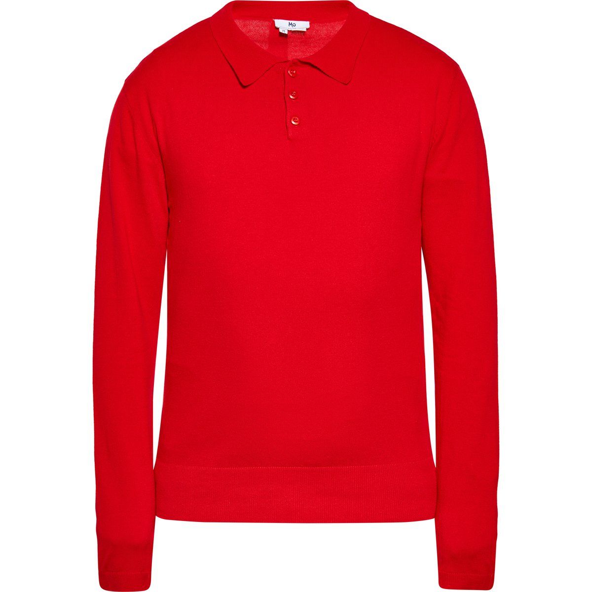 Herren Langarm Polo Pullover