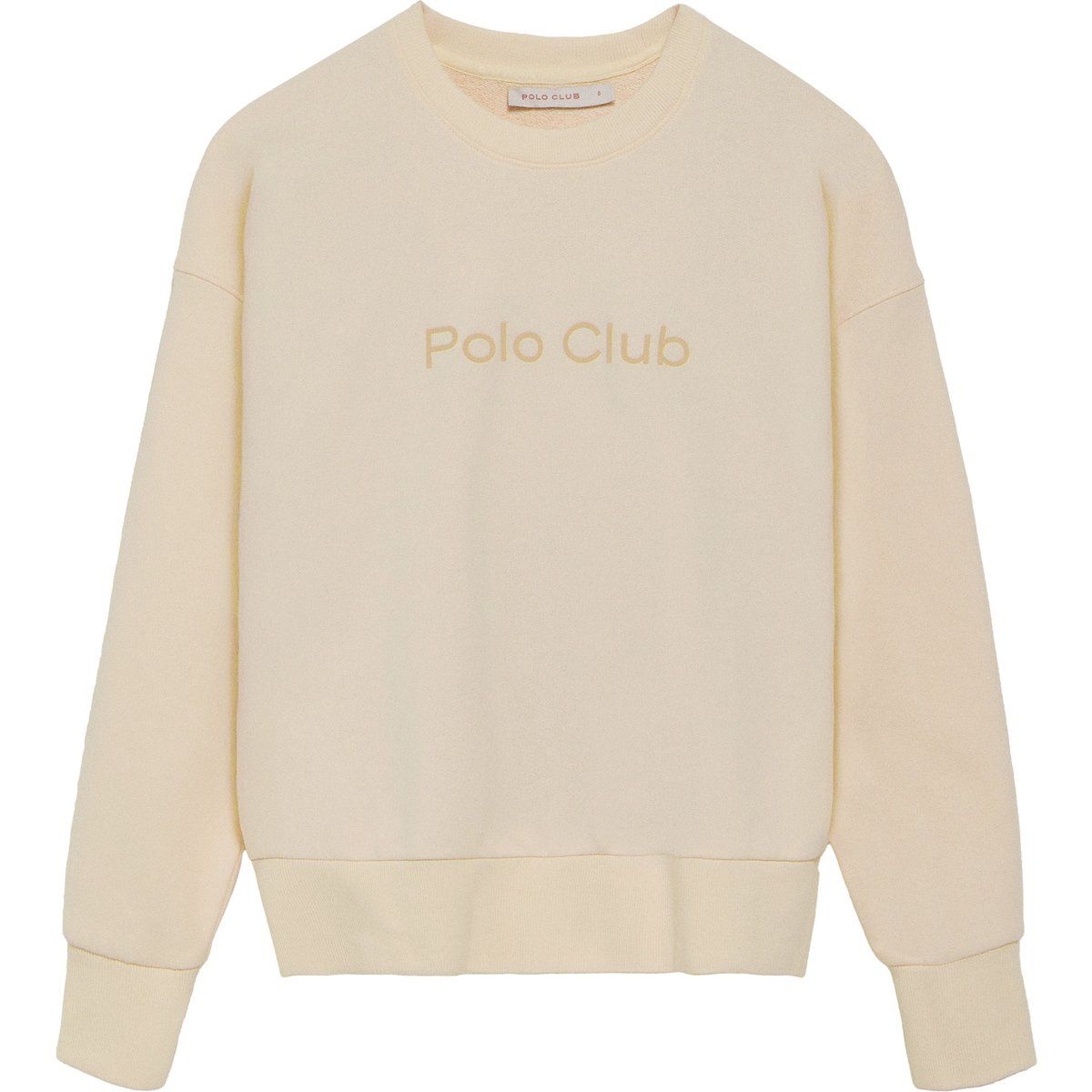 Locker geschnittenes Sweatshirt mit Logo-Rundhalsausschnitt