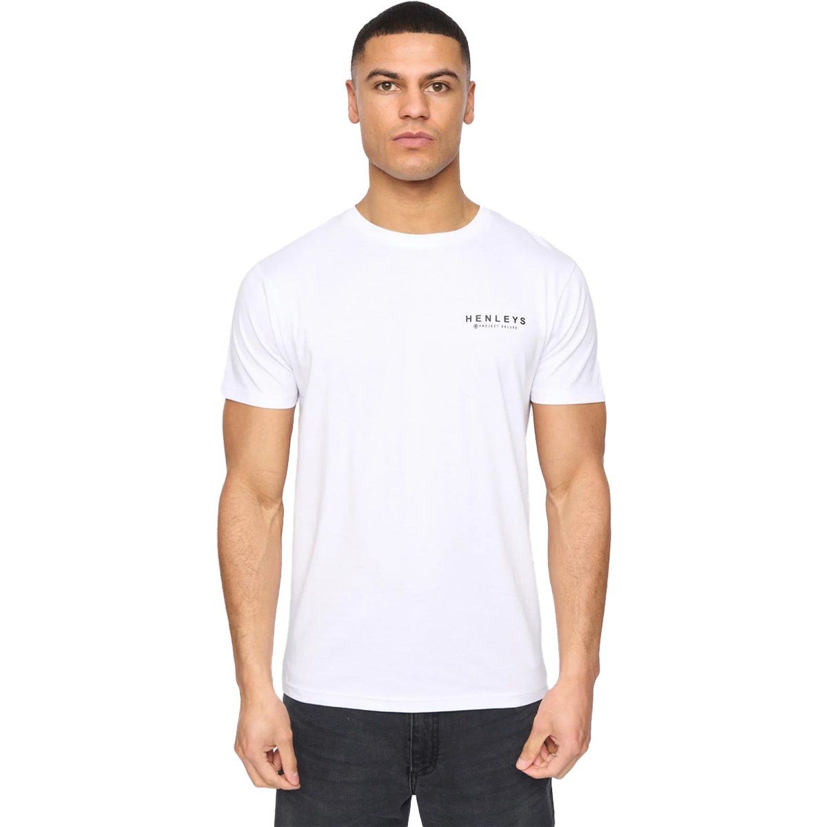 Henleys - "Henycore" T-Shirt für Herren(3er-Pack) (Weiß/Blau/Schwarz)