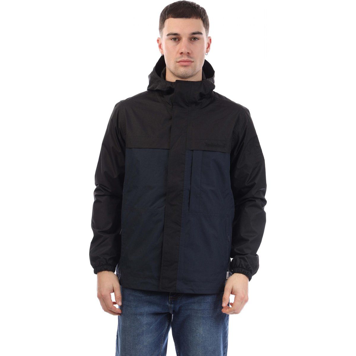 Herren Wasserdichte Zweifarbige Shelljacke