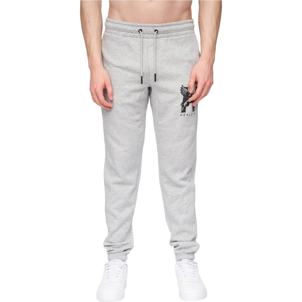 Henleys - "Curveball" Jogginghosen für Herren (Grau meliert)