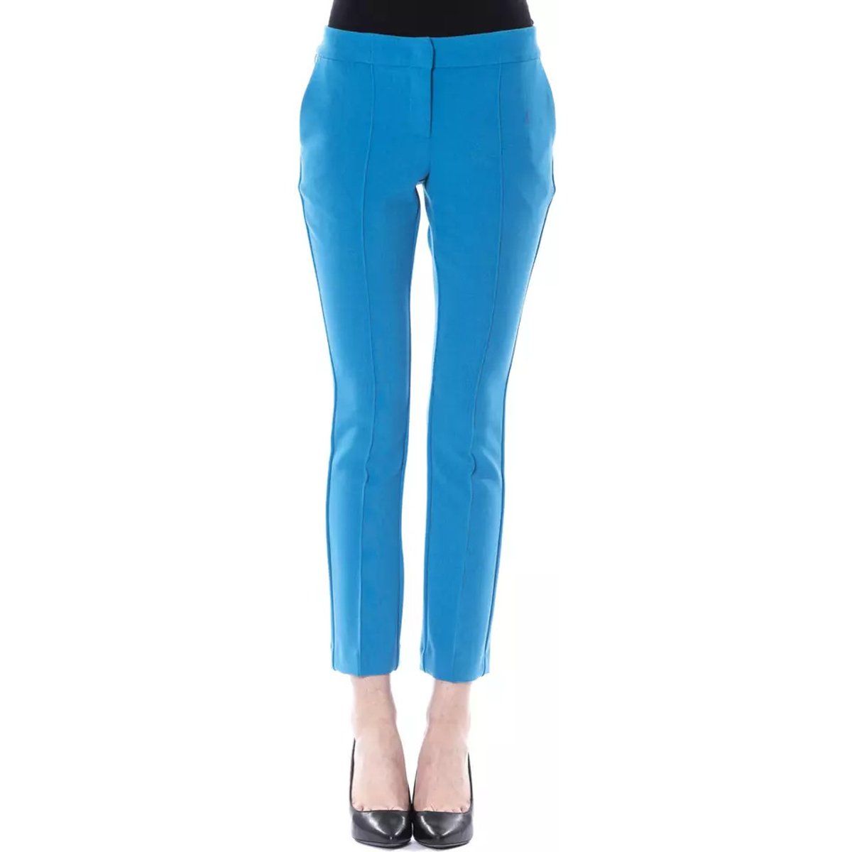 Schmal geschnittene, verkürzte Hose