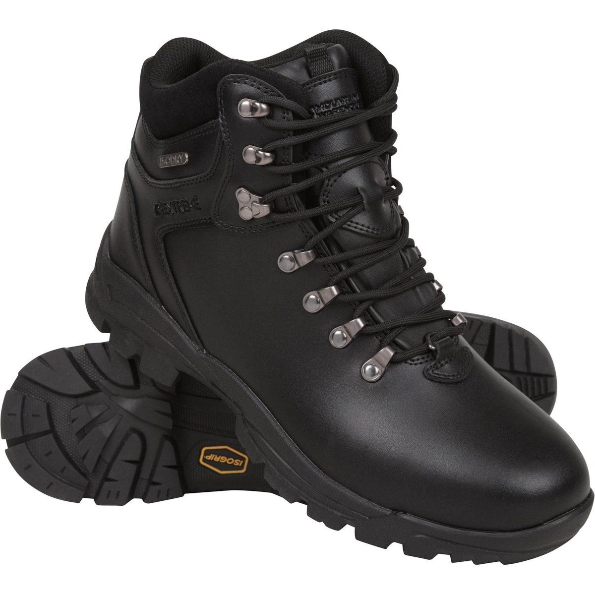 Mountain Warehouse - Herren Wanderstiefel "Latitude II Extreme", Leder (Schwarz)