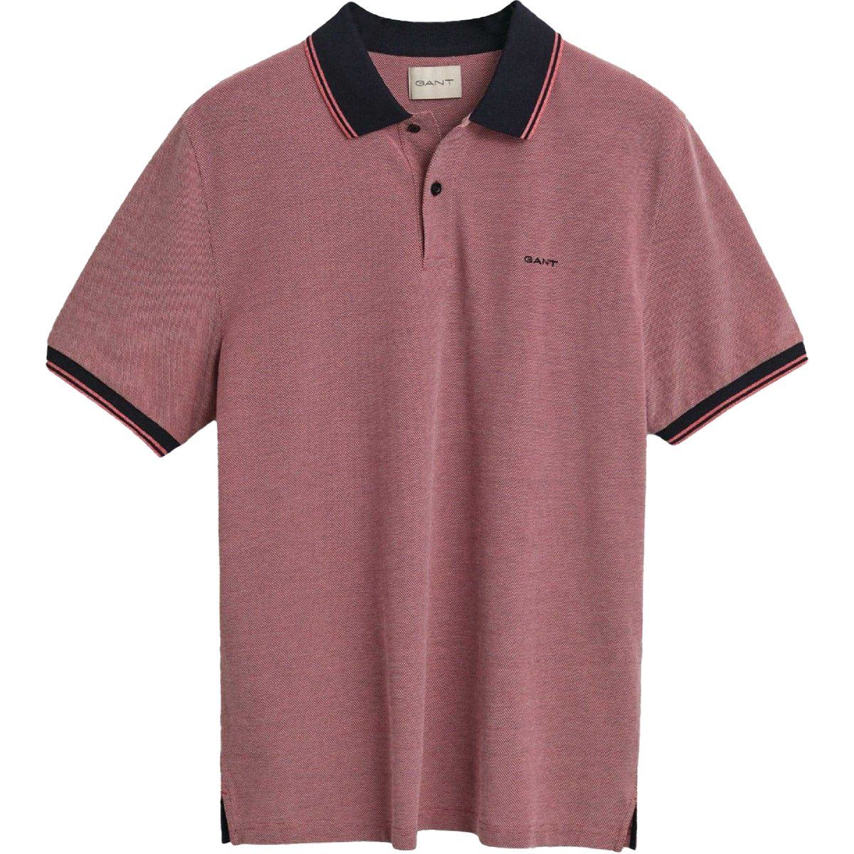 Piqué-Poloshirt mit Kontrastbesatz