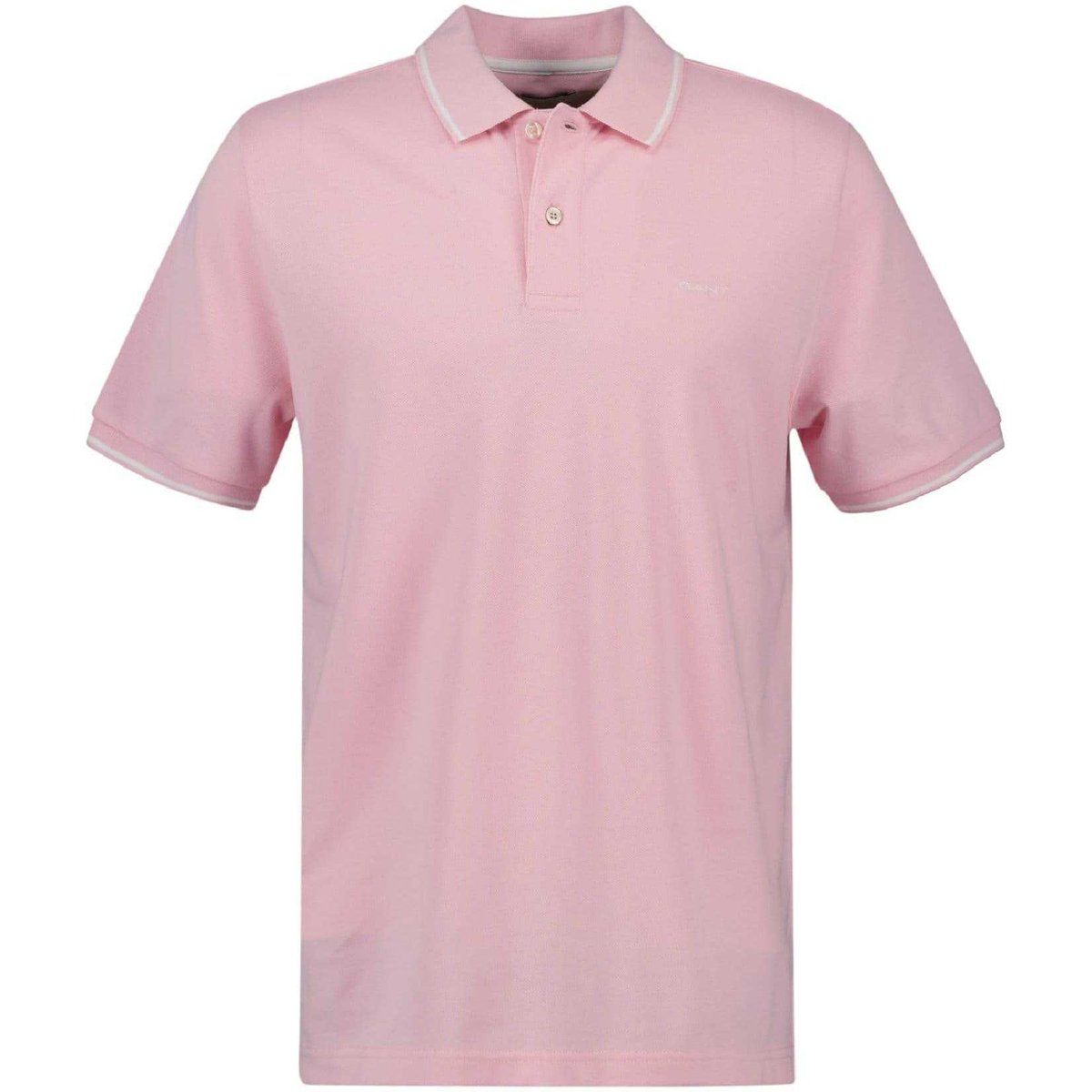 Piqué Baumwoll-Poloshirt mit Details