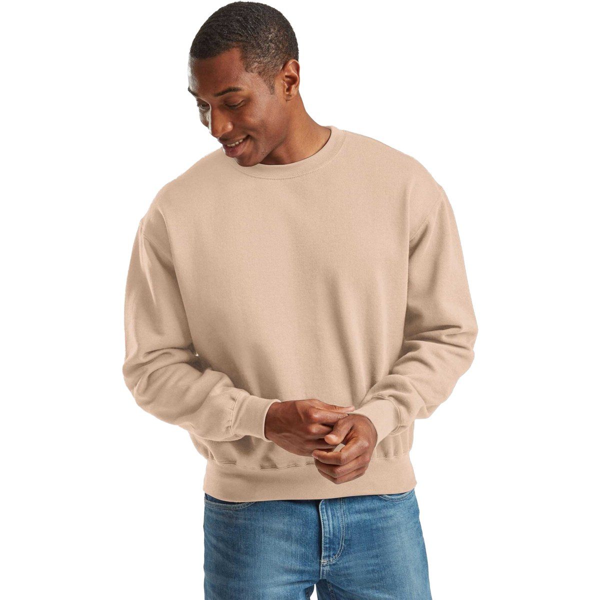 Fruit of the Loom - Sweatshirt für Herren/Damen Unisex, Super Baumwolle (Wüstensand)