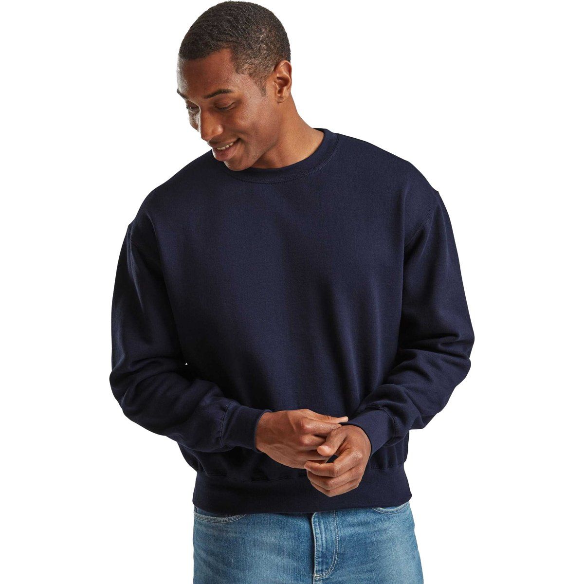 Fruit of the Loom - Sweatshirt für Herren/Damen Unisex, Super Baumwolle (Marineblau)