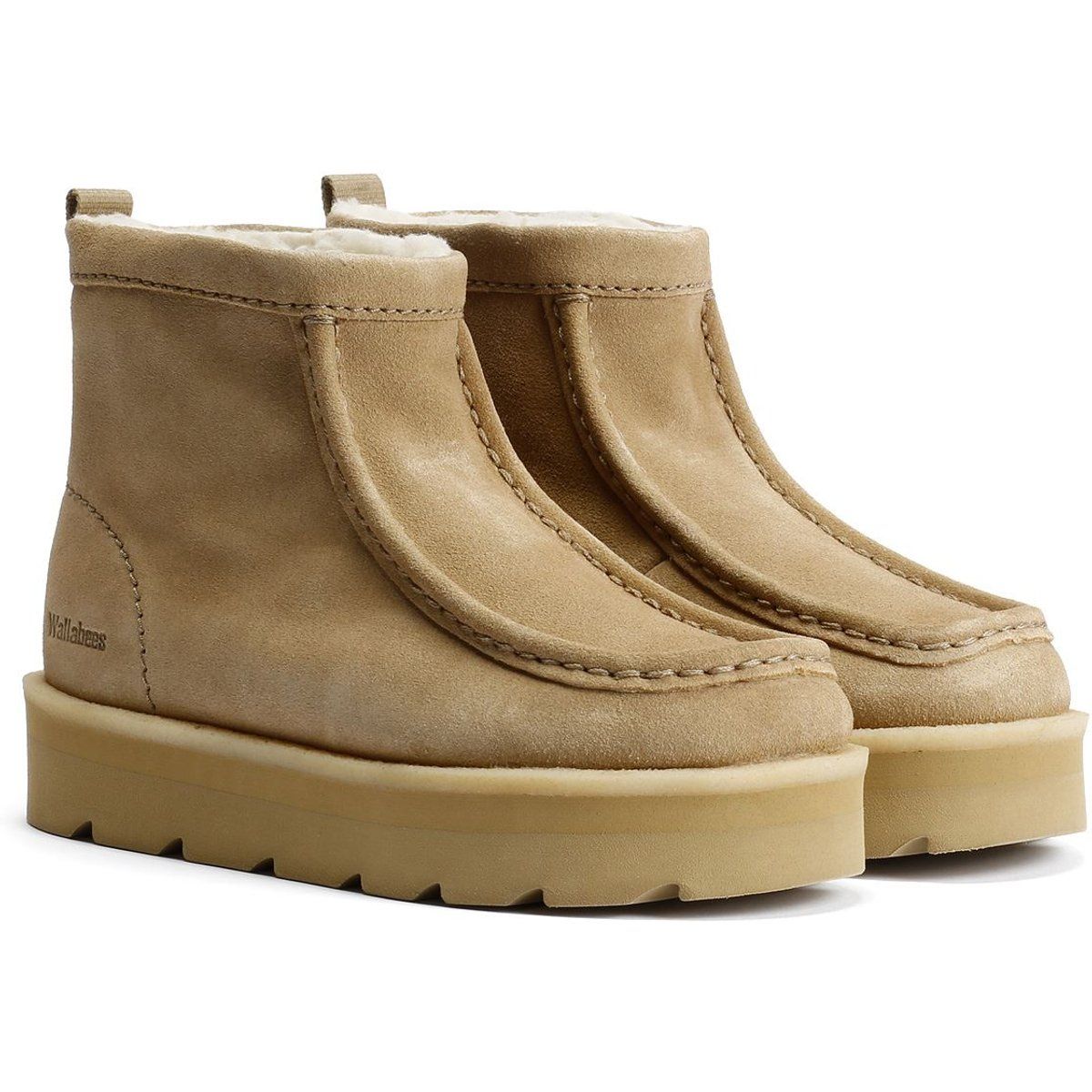 Clarks Originals Meare Rooey Wildleder Damenstiefel in Ahorn