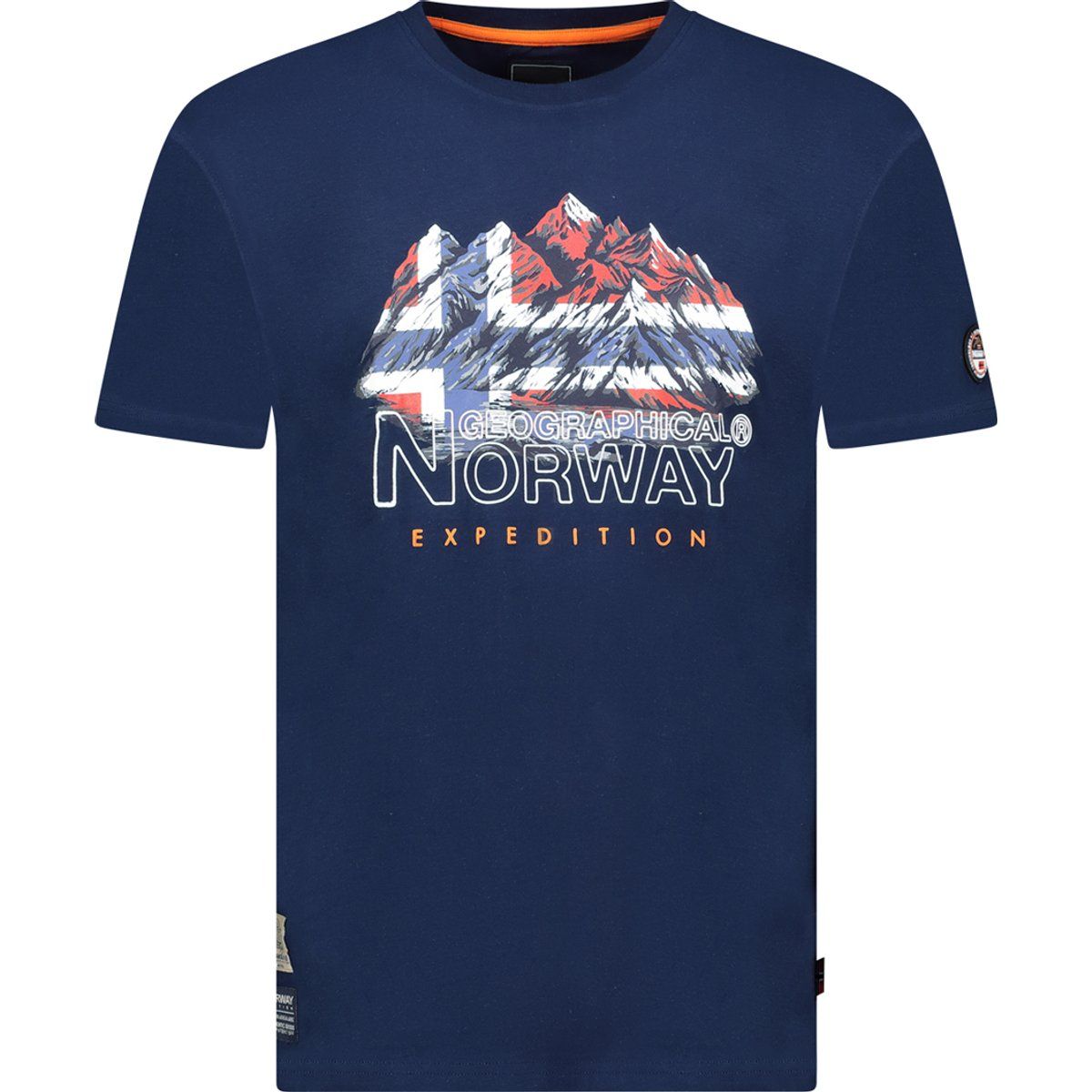 T-Shirt mit Norwegen-Expeditionsdruck