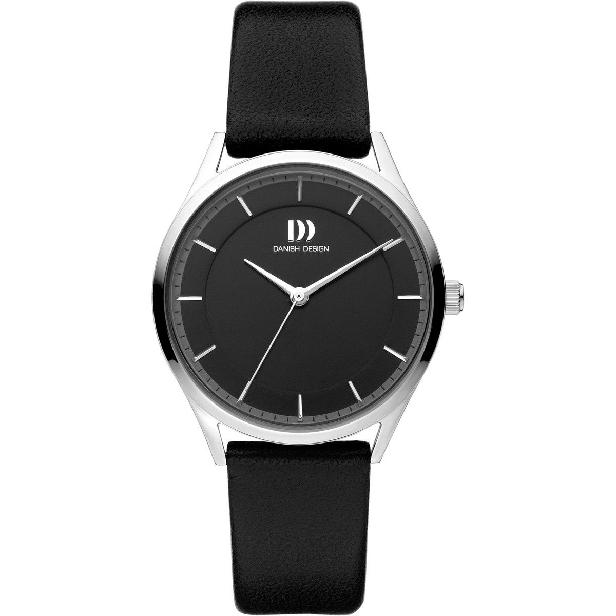 Minimalistische Analoguhr mit Lederarmband