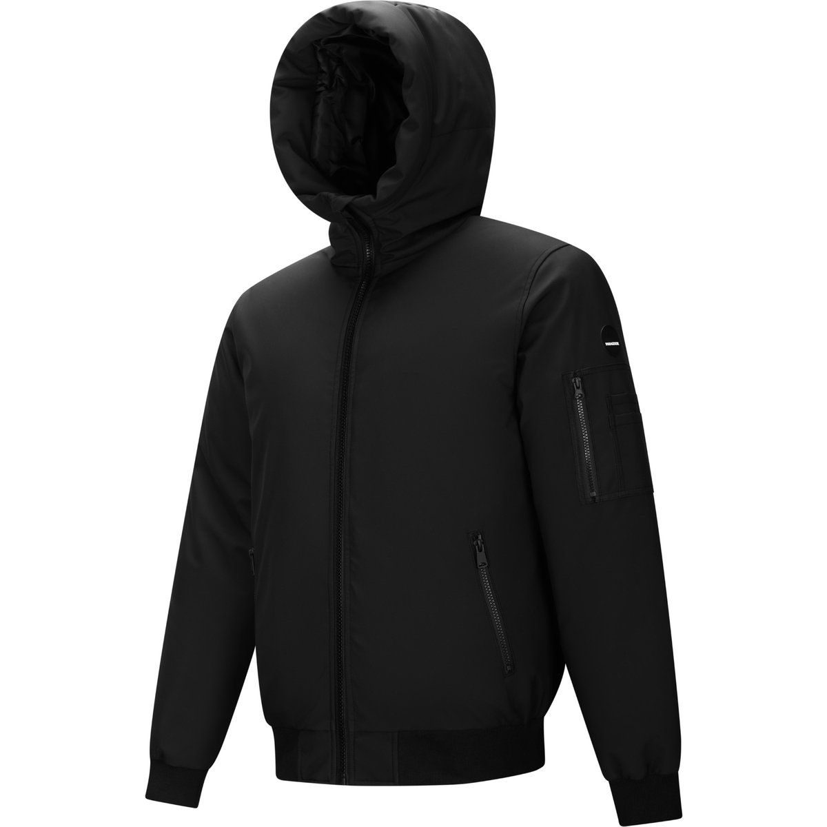 Kapuzen Softshell Bomber Jacke