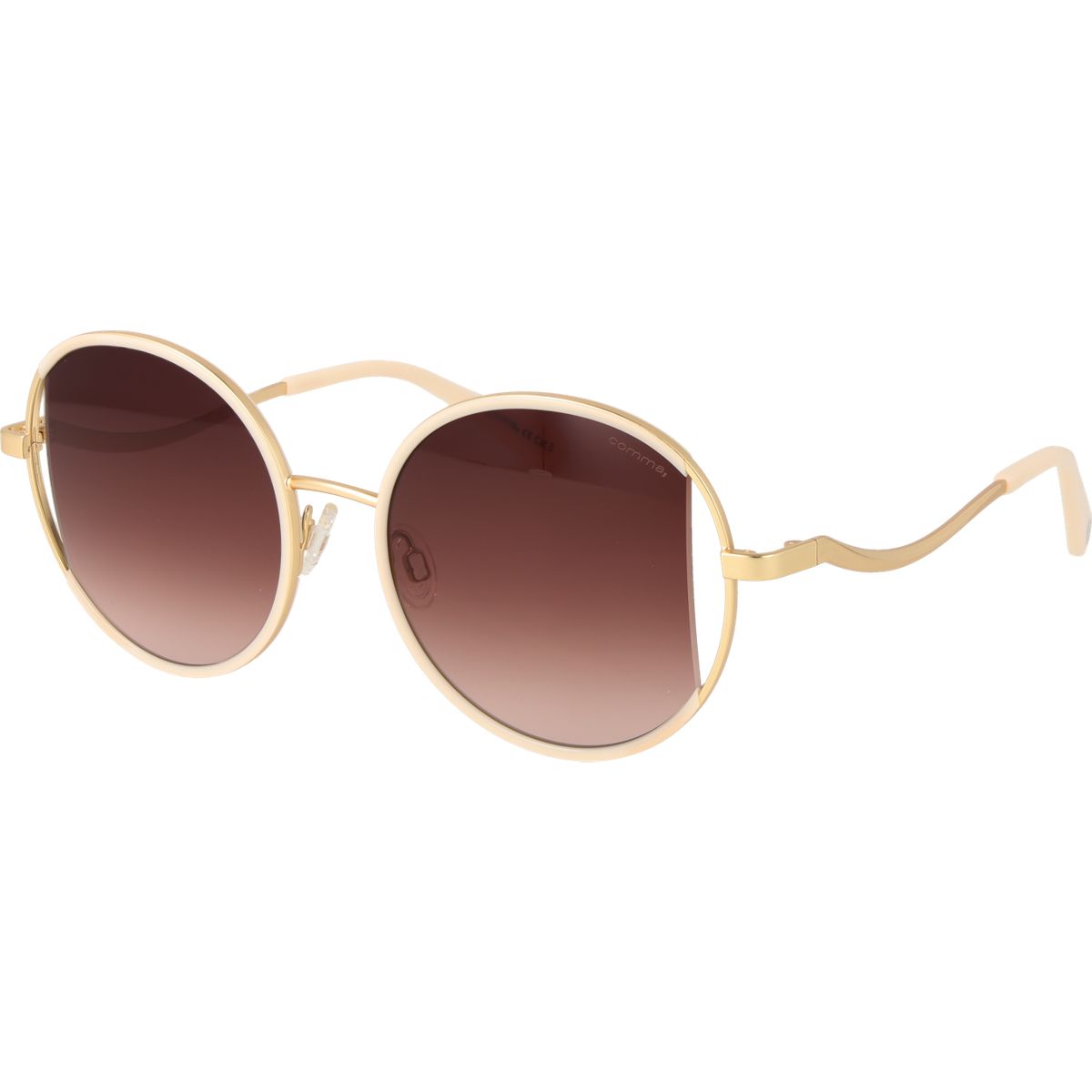 Runde Sonnenbrille mit Metallrahmen