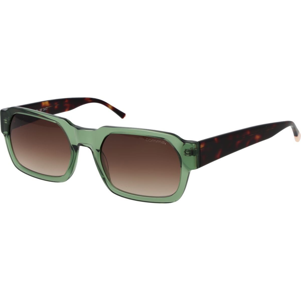 Moderne rechteckige Sonnenbrille mit Verlaufsgläsern
