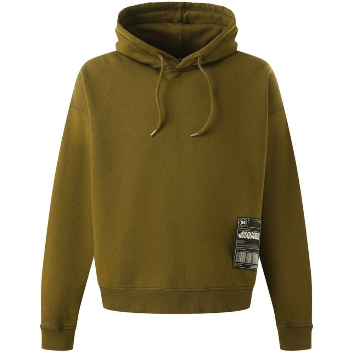 Relaxter Military-Grüner Hoodie