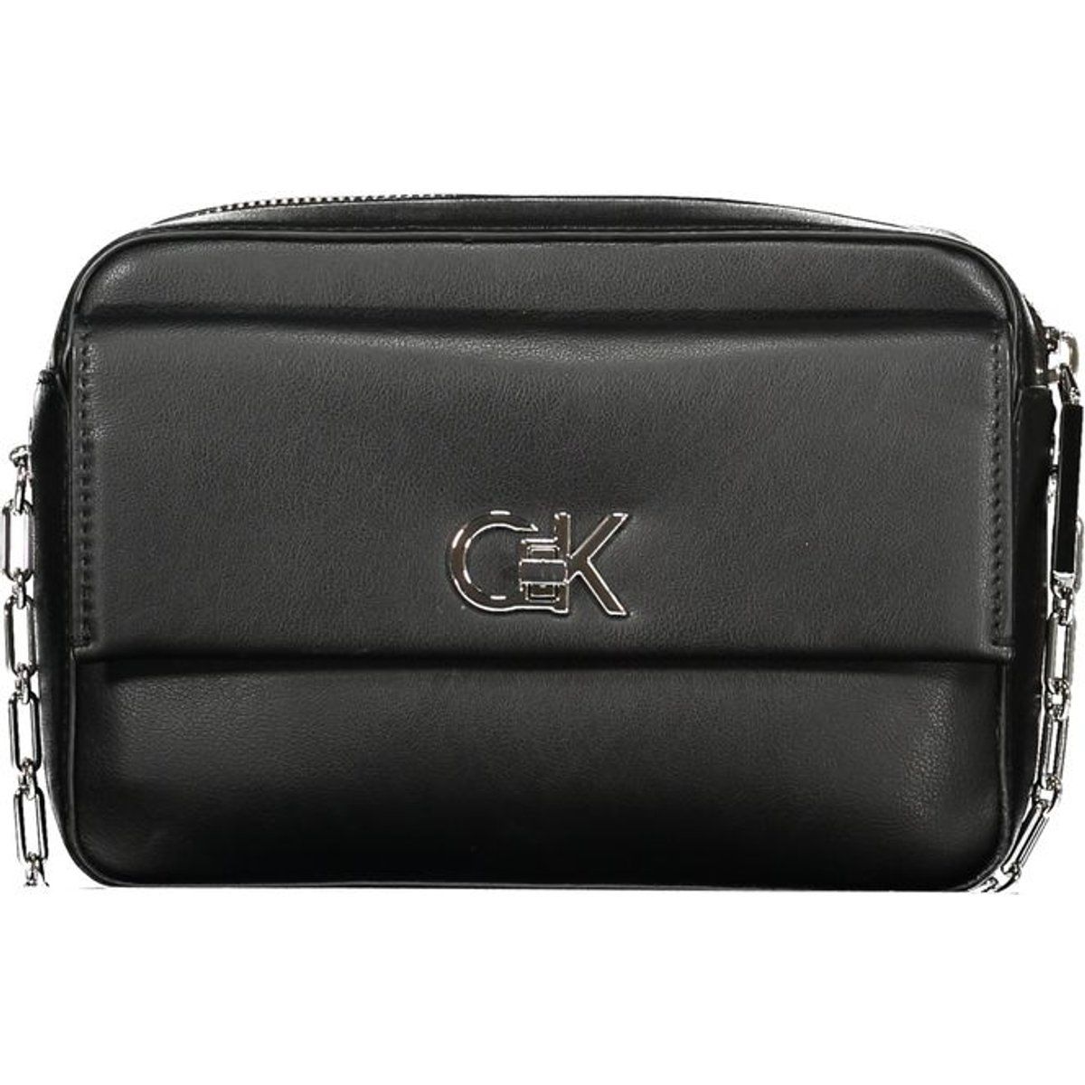 Gesteppte Crossbody-Tasche mit Kettenriemen