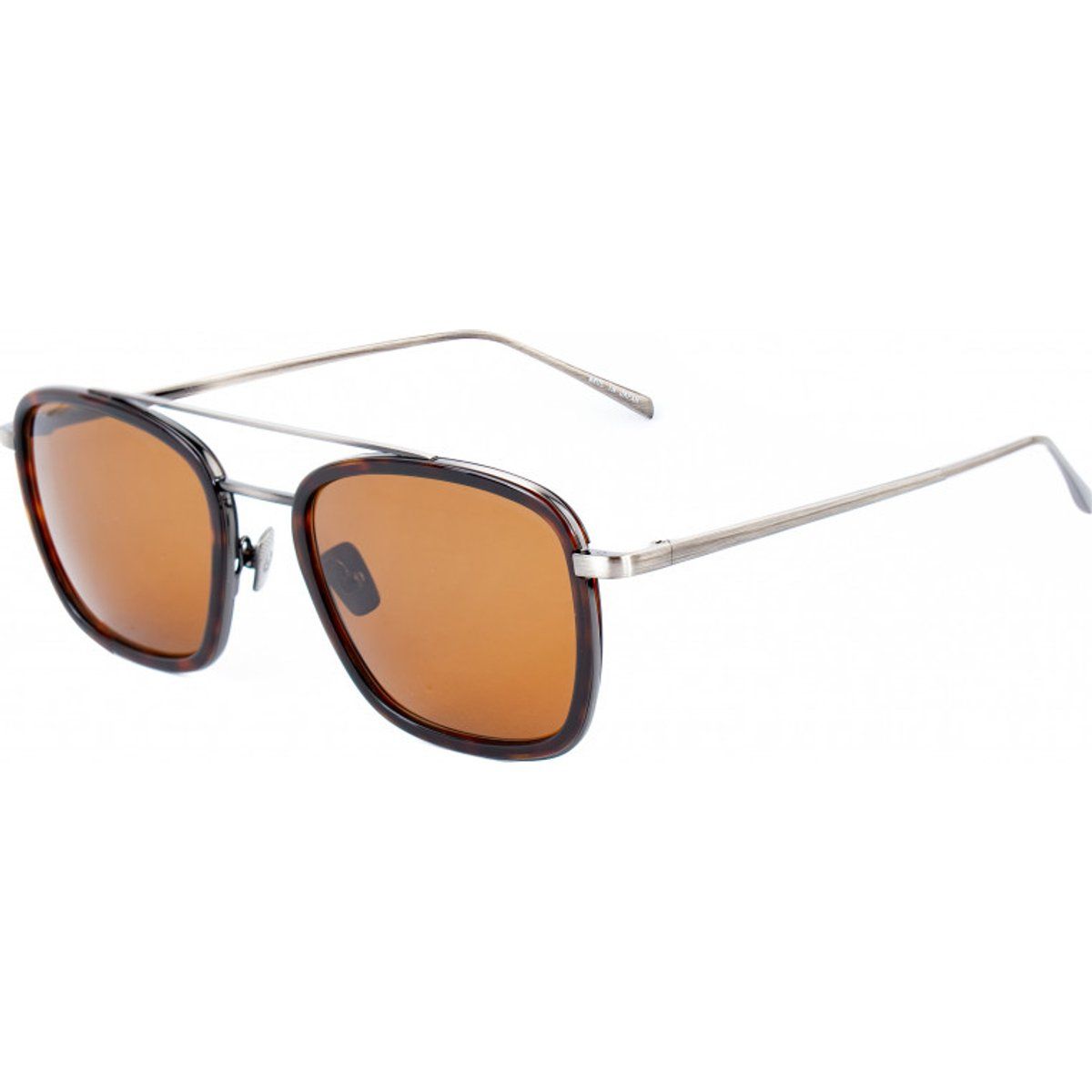 Eckige Pilotenbrille mit oberem Steg