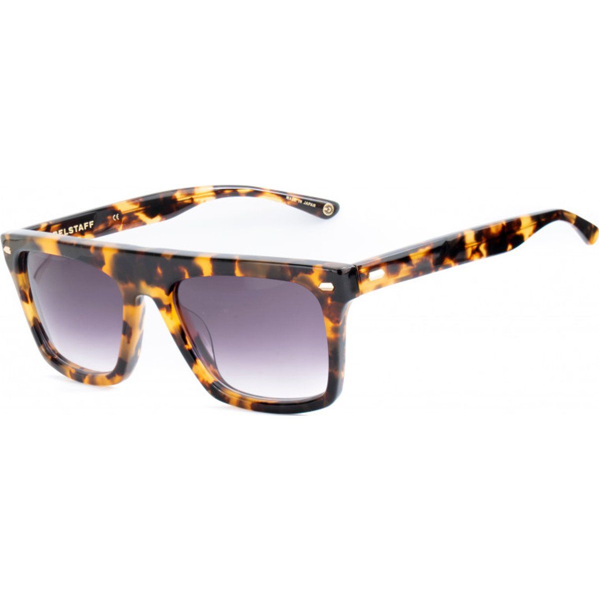 Klassische Schildpatt-Sonnenbrille in eckiger Form