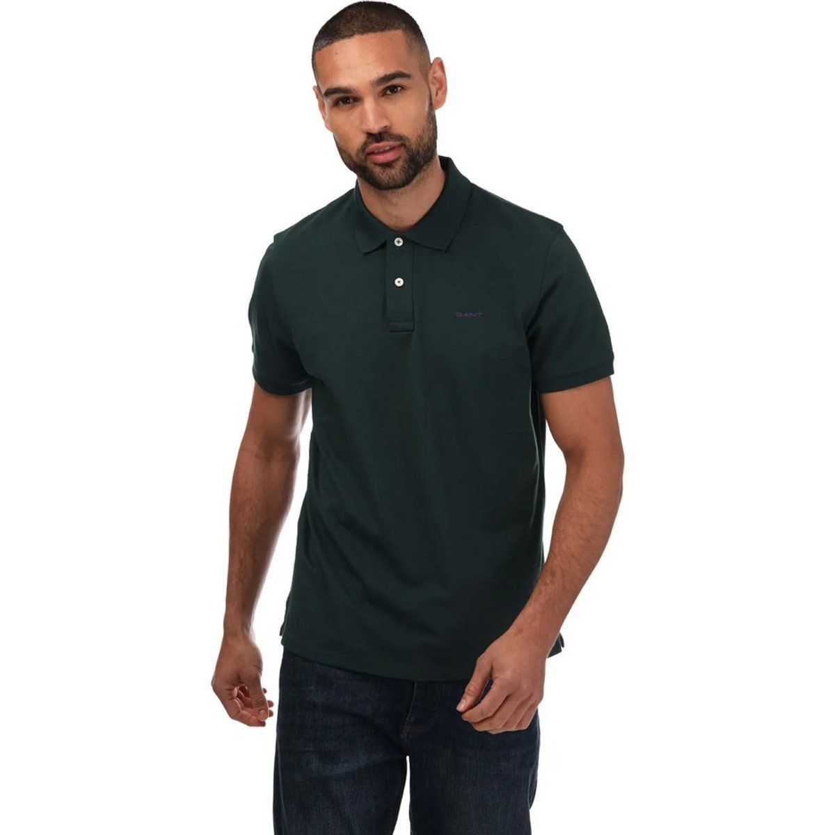 Klassisches Piqué-Baumwoll-Poloshirt