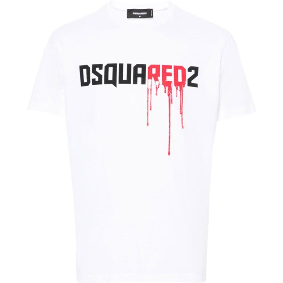 Baumwoll-T-Shirt mit Logo-Grafikprint
