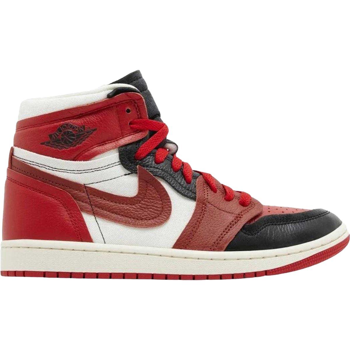 Nike - "Air Jordan 1" Sneaker für Damen, Leder (Blau/Schwarz/Weiß)
