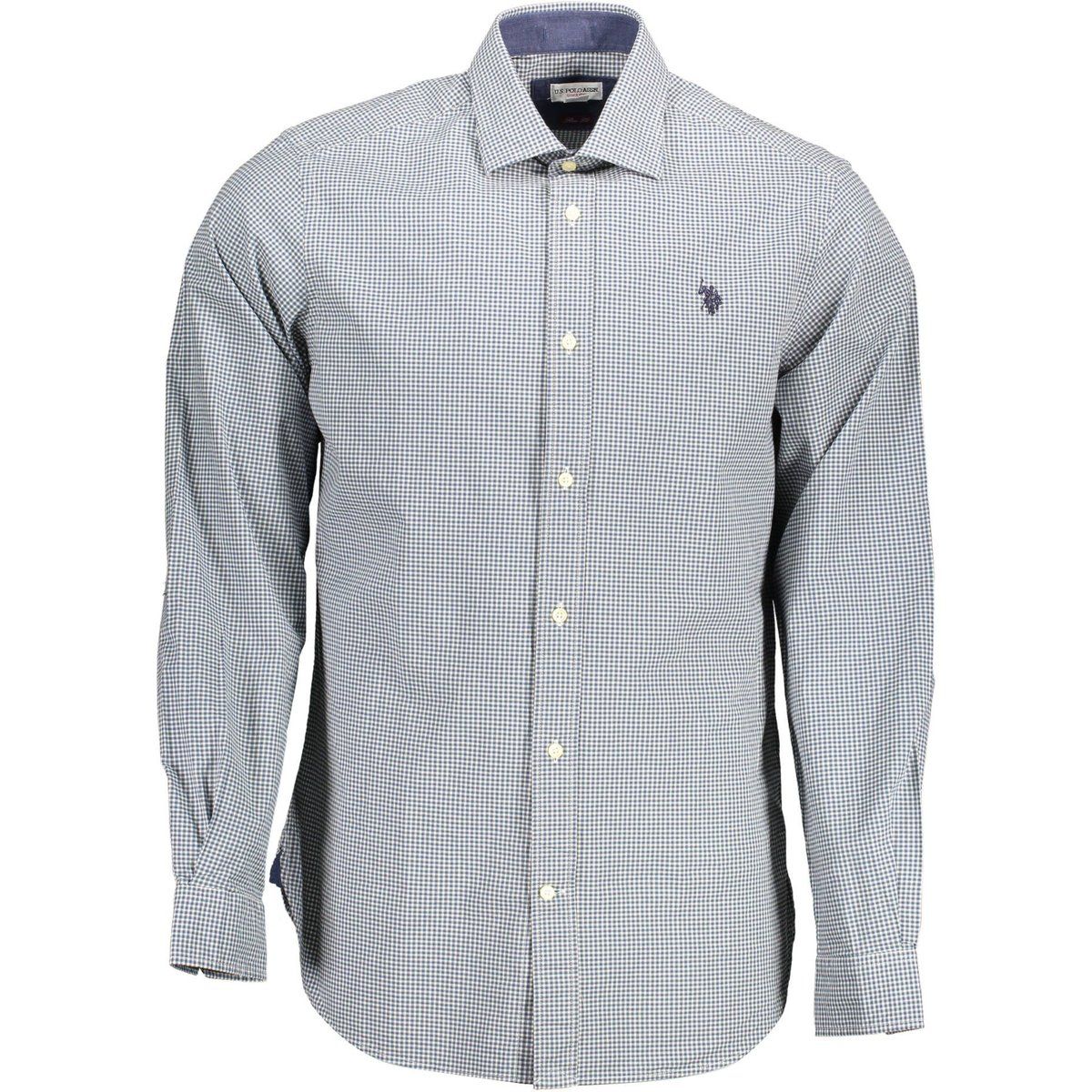 Klassisches Gingham-Muster Button-Down-Hemd